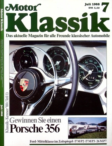 Deckblatt Motor Klassik (07/1988)